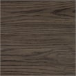 Pemberly Row Contemporary Metal and Wood Counter Height Table in Black