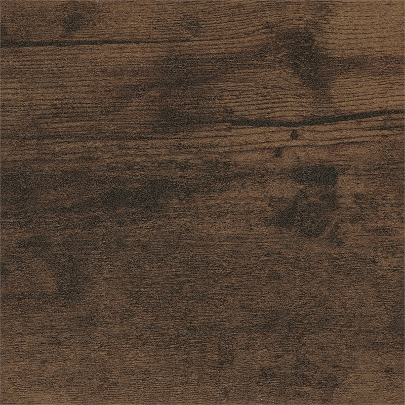 Pemberly Row Adjustable Height Over-The-Bed Desk with Castors in Rustic Brown