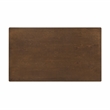 Pemberly Row Contemporary Asian Hardwood Dining Room Table in Chestnut