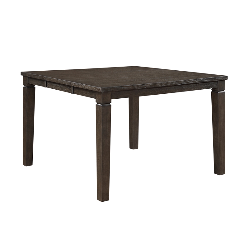Pemberly Row Asian Hardwood Dining Counter Height Table in Dark Espresso