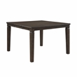 Pemberly Row Asian Hardwood Dining Counter Height Table in Dark Espresso