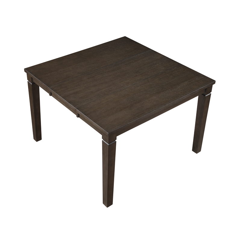 Pemberly Row Asian Hardwood Dining Counter Height Table in Dark Espresso