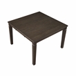 Pemberly Row Asian Hardwood Dining Counter Height Table in Dark Espresso