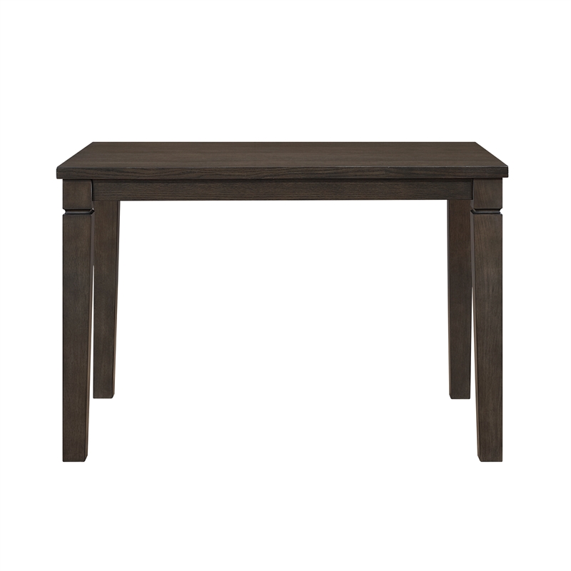 Pemberly Row Asian Hardwood Dining Counter Height Table in Dark Espresso