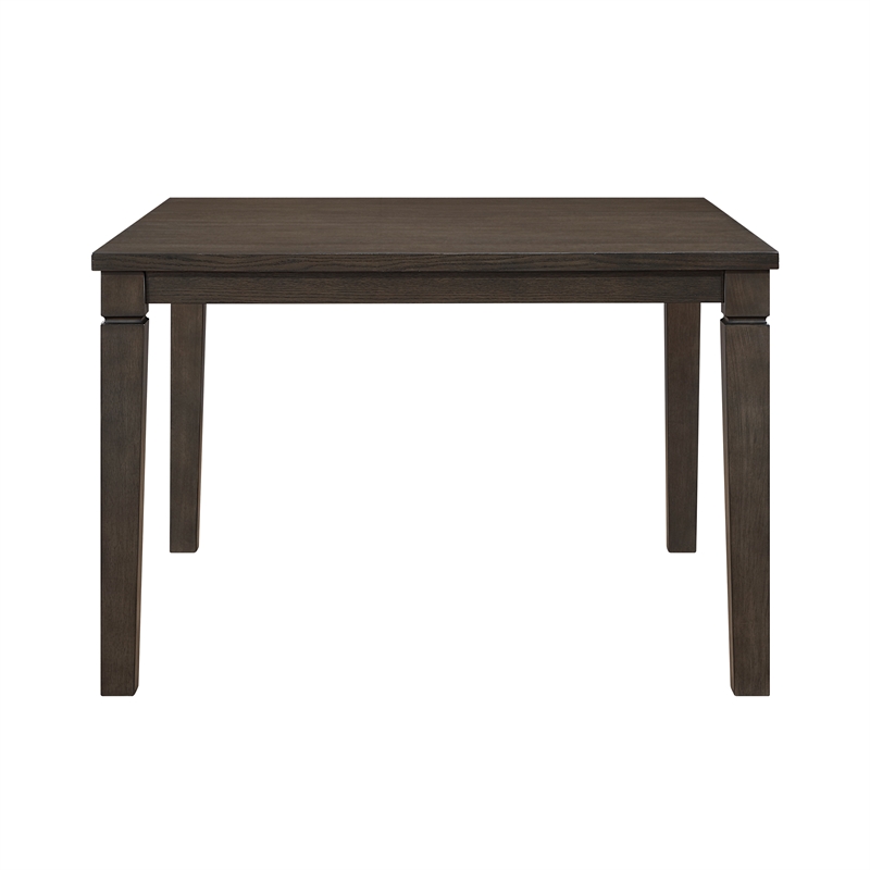 Pemberly Row Asian Hardwood Dining Counter Height Table in Dark Espresso