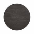 Pemberly Row Contemporary Solid Wood Dining Round Table in Ebony