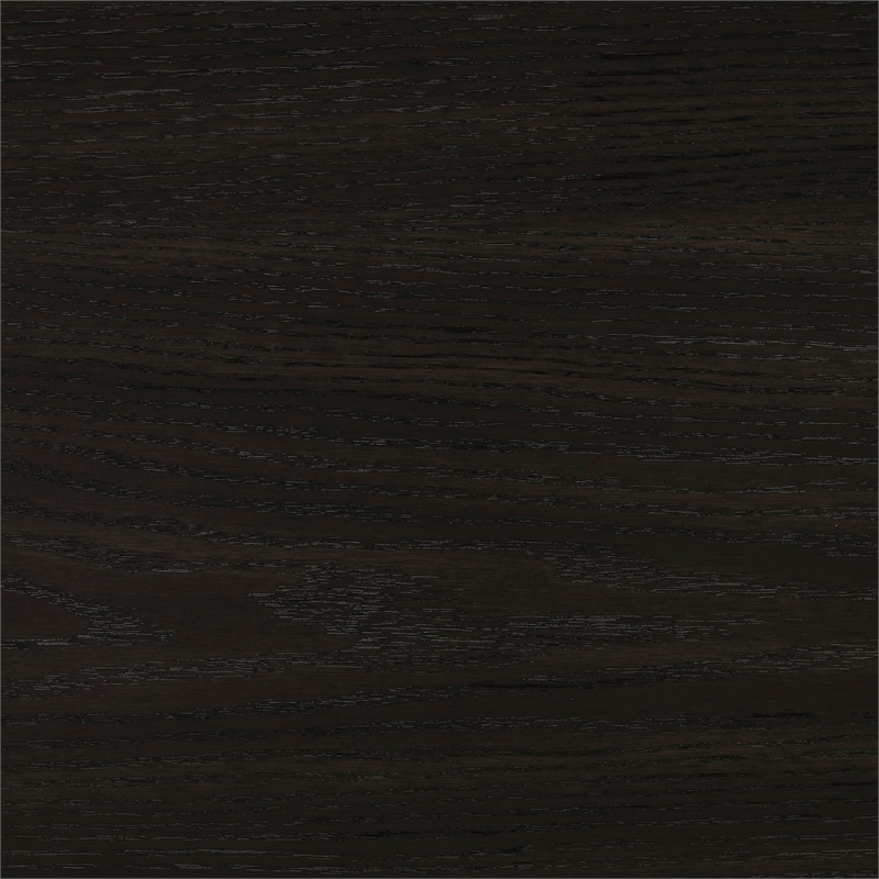 Pemberly Row Contemporary Solid Wood Dining Round Table in Ebony