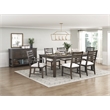 Pemberly Row Contemporary Textured Dining Side Chair - Set of 2 in Beige