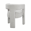 Pemberly Row Contemporary Boucle Dining Chairs - Set of 2 in Light Gray
