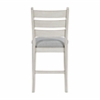 Pemberly Row Textured Counter Height Chair - Set of 2 in Gray