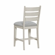 Pemberly Row Textured Counter Height Chair - Set of 2 in Gray