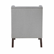 Pemberly Row Contemporary Textured Accent Chair in Gray Finish