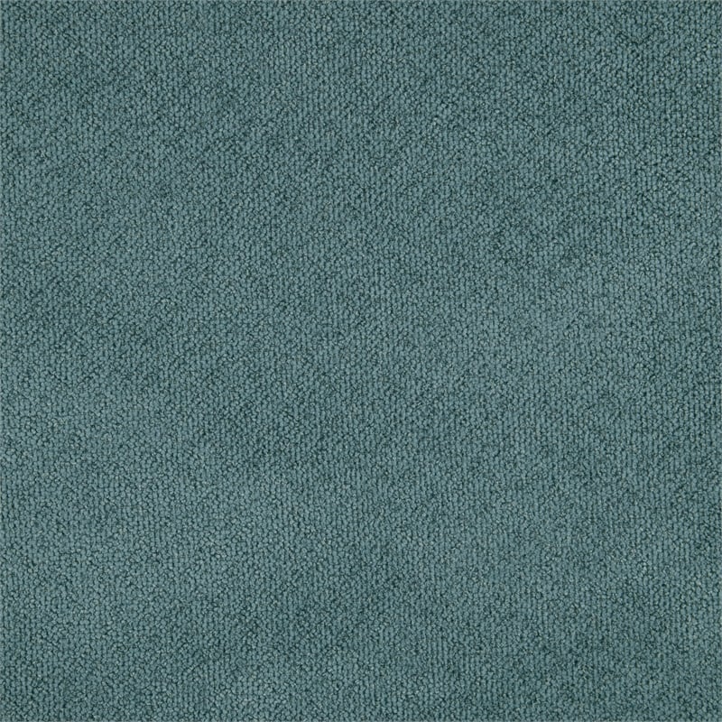 Pemberly Row Contemporary Chenille Accent Chair in Blue Finish