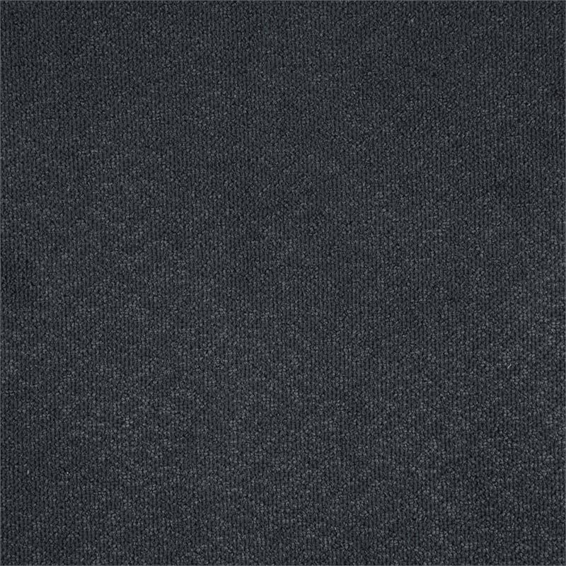 Pemberly Row Contemporary Chenille Accent Chair in Dark Gray