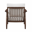 Pemberly Row Mid-Century Textured Fabric Accent Chair in Beige