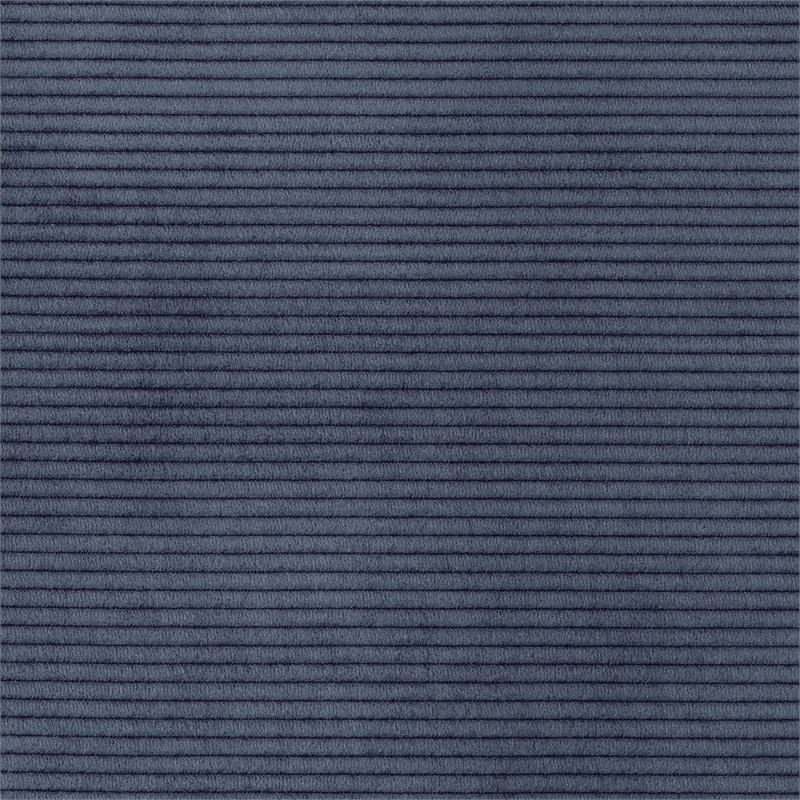 Pemberly Row Mid-Century Corduroy Accent Chair in Blue Finish
