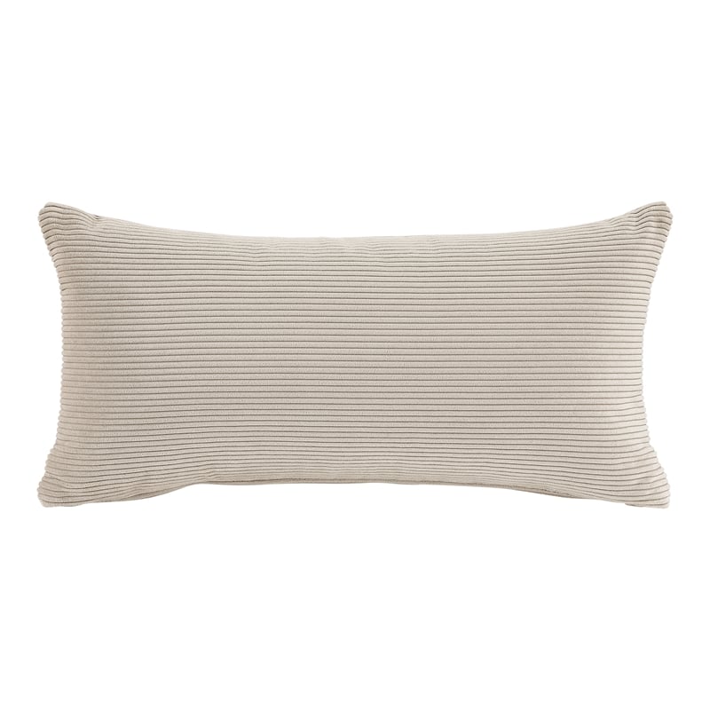 Pemberly Row Contemporary Corduroy Accent Chair in Taupe Finish