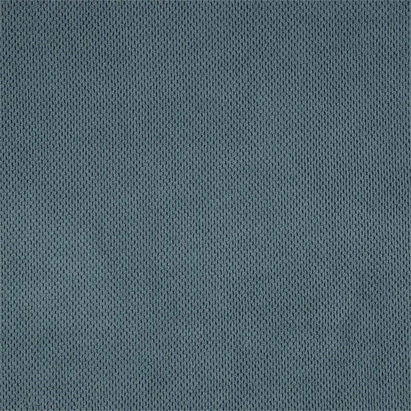 Pemberly Row Contemporary Chenille Accent Chair in Blue Finish