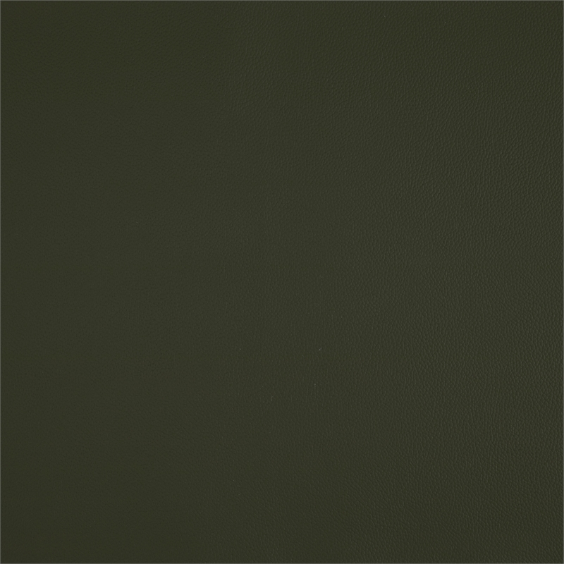 Pemberly Row Contemporary Leather Accent Chair in Green Finish