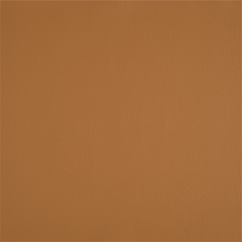 Pemberly Row Contemporary Leather Accent Chair in Orange Finish