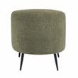 Pemberly Row Contemporary Boucle Accent Chair in Green Finish