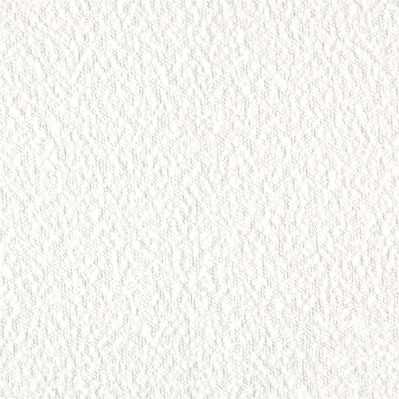 Pemberly Row Boucle Fabric Swivel Chair with Ottoman in White