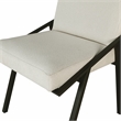 Pemberly Row Contemporary Textured Dining Side Chair in Cream (Set of 2)