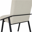 Pemberly Row Contemporary Textured Dining Side Chair in Cream (Set of 2)