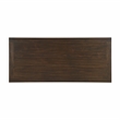 Pemberly Row Contemporary Solid Acacia Wood Dining Table in Dark Brown