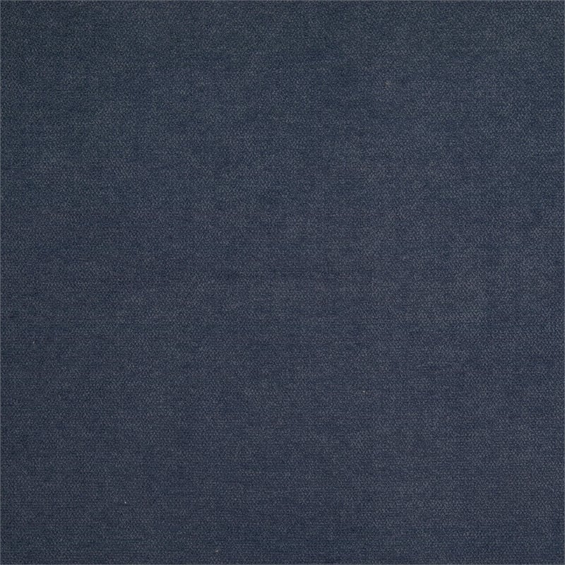 Pemberly Row Contemporary Textured Fabric Chair in Blue Finish