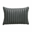 Pemberly Row Contemporary Corduroy Swivel Chair in Dark Gray