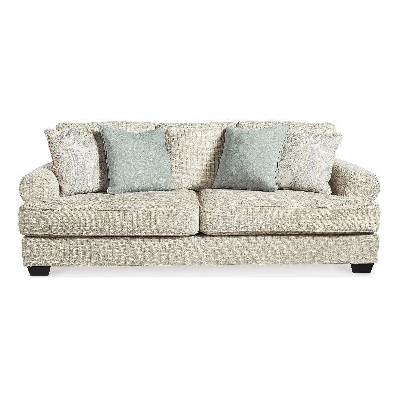 Pemberly Row Set of 3 Polyester Sofa & Loveseat & Armchair in Beige