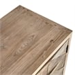 Pemberly Row 4-Door Transitional Wood Sideboard in Multi-Tone Natural