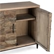 Pemberly Row 4-Door Transitional Wood Sideboard in Multi-Tone Natural