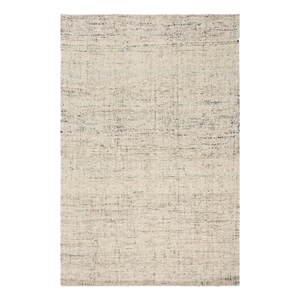 Pemberly Row 96 x 120&quot Heathered Effect Jute & Wool Area Rug in Natural