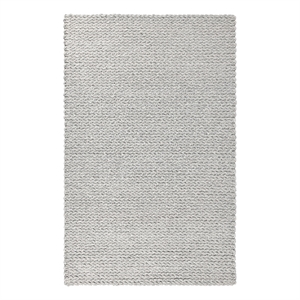 Pemberly Row Transitional 60 x 96&quot Wool Area Rug in Gray Finish