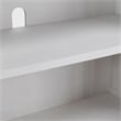 Pemberly Row Transitional 4-Door Wood Sideboard in Bone White