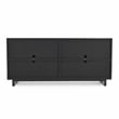 Pemberly Row Transitional 4-Door Wood Sideboard in Bone White