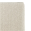 Pemberly Row Traditional Cream Finish Fabric Upholstered Queen Bed