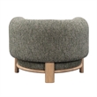 Pemberly Row Green Fabric Upholstered Accent Chair - Timeless Elegance
