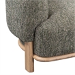 Pemberly Row Green Fabric Upholstered Accent Chair - Timeless Elegance