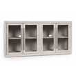 Pemberly Row Four Door Solid Wood Sideboard - White Wash Finish