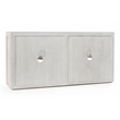 Pemberly Row Four Door Solid Wood Sideboard - White Wash Finish