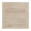Pemberly Row Contemporary Rustic Tan Cracked Oak Wood End Table