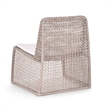 Pemberly Row Wicker / Rattan Outdoor Coastal Accent Chair in Beige