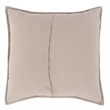 Pemberly Row Transitional Natural Cotton Linen Blend Euro Sham