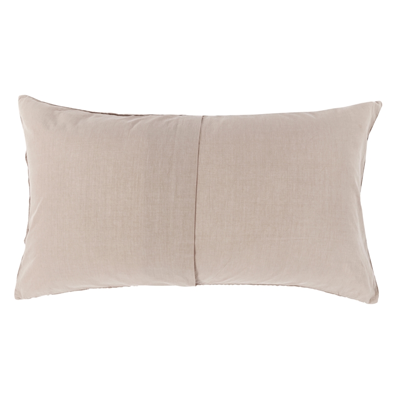 Pemberly Row Modern Transitional Natural Cotton Linen King Sham