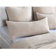 Pemberly Row Modern Transitional Natural Cotton Linen King Sham