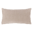 Pemberly Row Modern Transitional Natural Cotton Linen King Sham