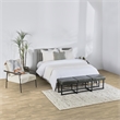 Pemberly Row Transitional Cotton Linen Blend White Queen Quilt